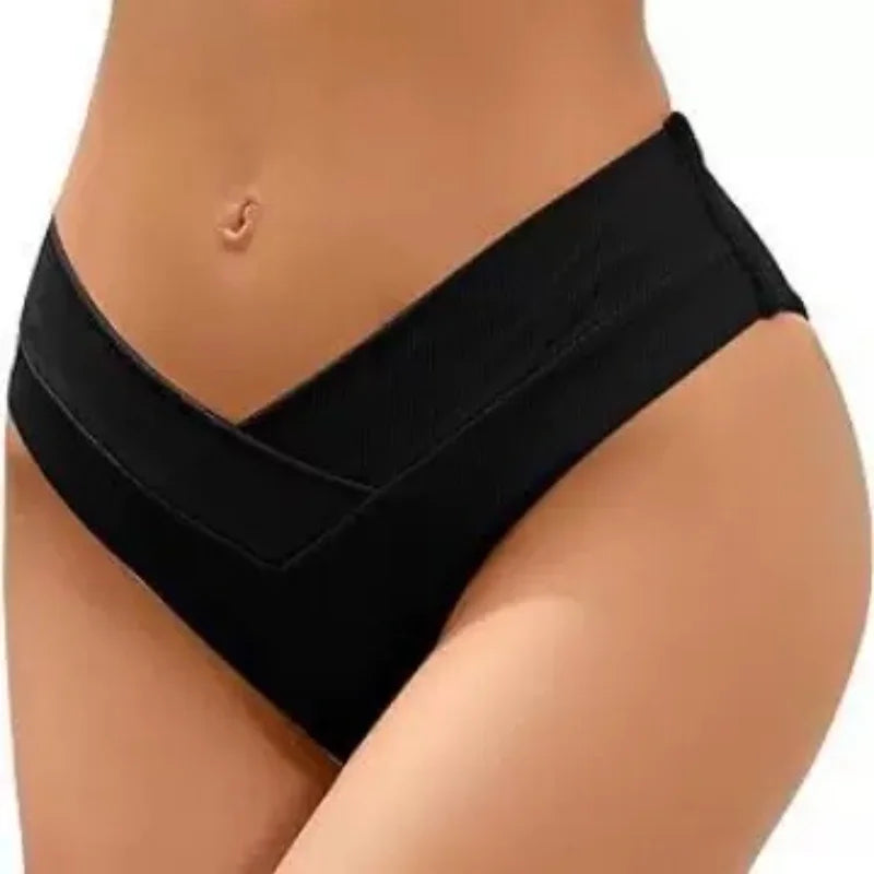 Sexy Brazilian Thong Bikini Bottom Women's Swimwear Briefs Classic Cut Swim Shorts Ladies Swimsuit V Cheeky High Waisted Bikini