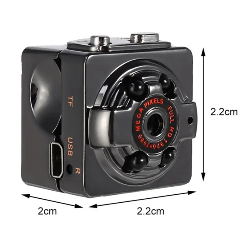 Mini Camera HD 1080p Portable Small Cam With Night Vision And Motion Detection Home Security Tiny Cameras For Indoor Outdoor