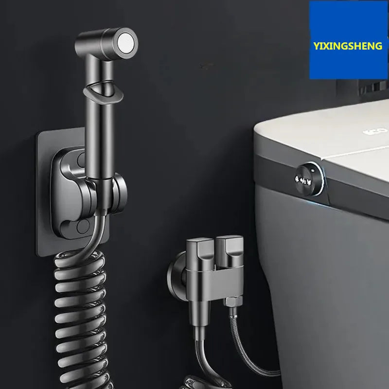 Bathroom Set, High-pressure handheld sprinkler, bathroom cleaning, bathroom accessories, sanitary shower