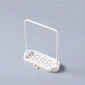 Kitchen Solid Color Simple Storage Rack Towel Sponge Drain Racks Rag Dishcloth Hanging Rack Soap Holder Sink Desktop Organizer