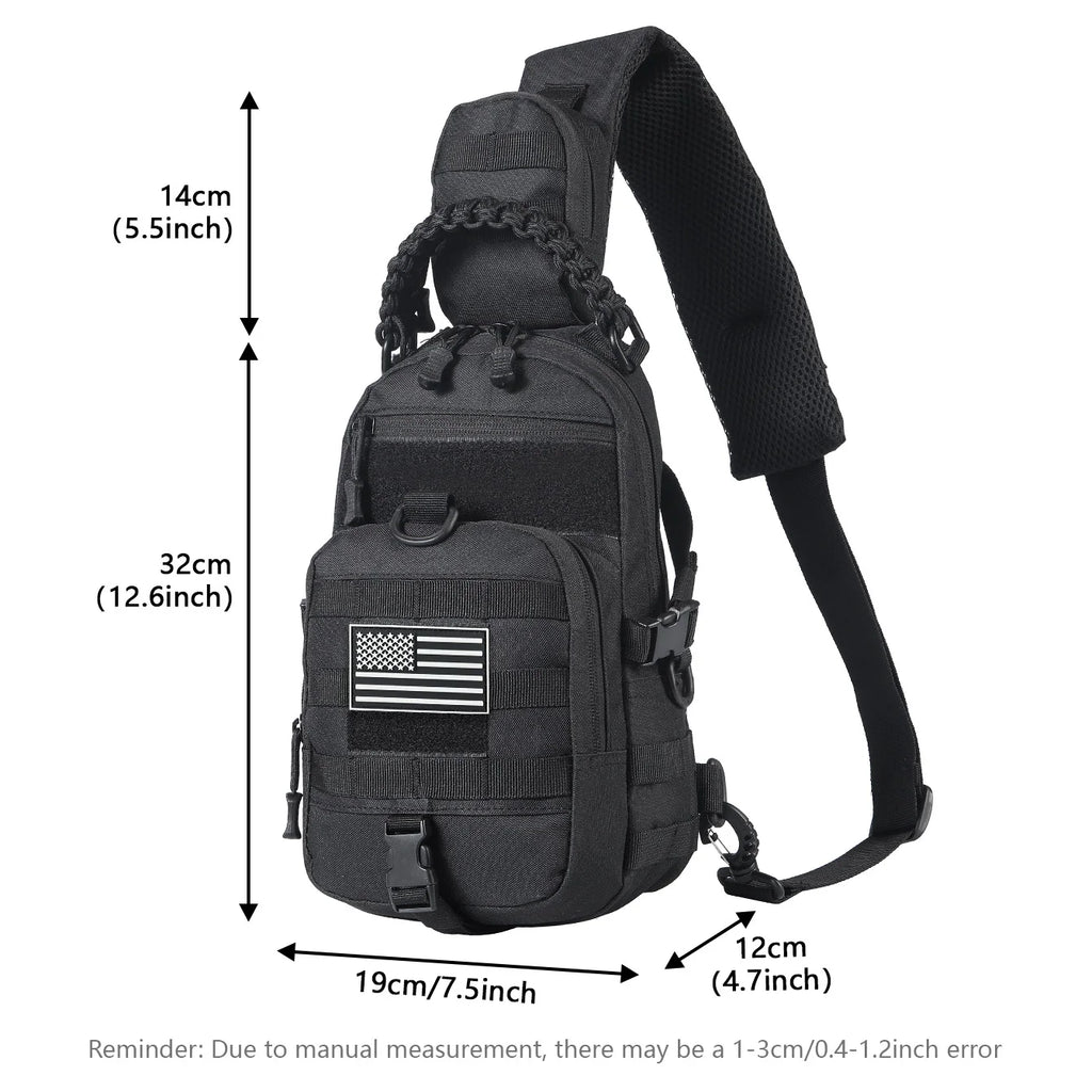Outdoor Sports Multi functional Chest Bag Lightweight and Large Capacity Running Fitness Travel Portable Chest Backpack