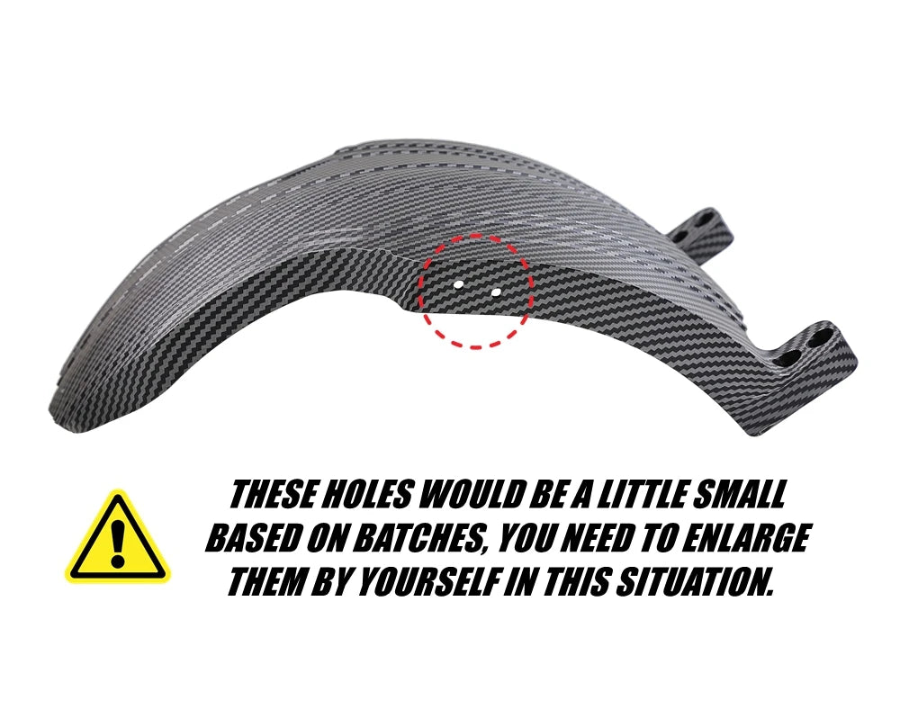 Original Mudguard for TEVERUN Electric Scooter FIGHTER SUPREME 7260R Fender of Both Front & Rear 13-Inch Motor Splash Guard