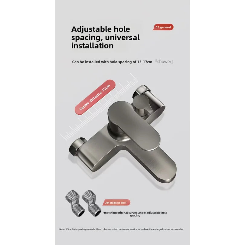 Thermostatic Shower Mixer Valve 3-Way Diverter Universal Wall Mounted Bathroom Bath Shower Faucet Set Zinc Alloy Anti-Scald Temp