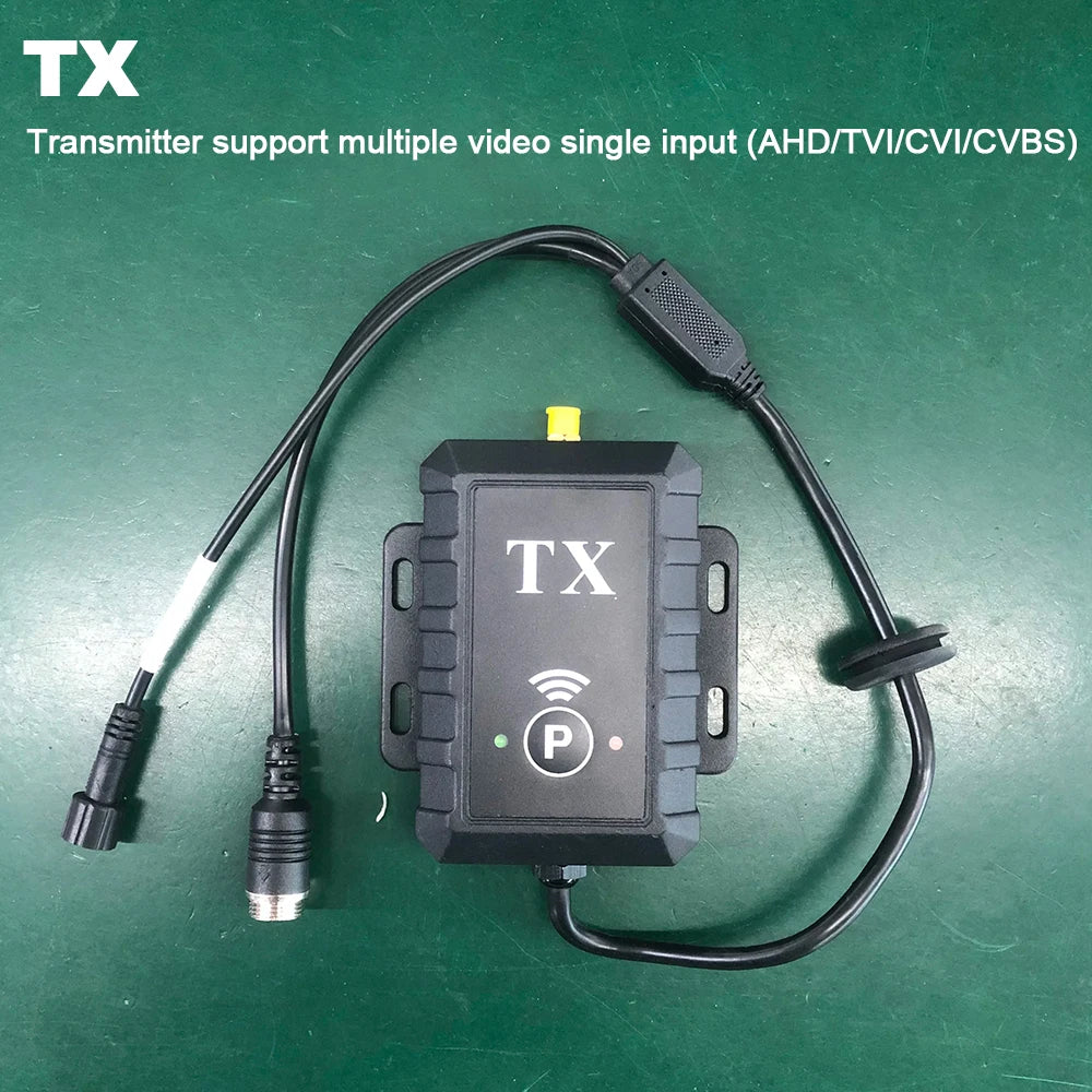 Car AHD Wireless HD Video Transmitter And Receiver, Suitable For Trucks Below 1080p, Camping Trailers, With Trailer Cameras