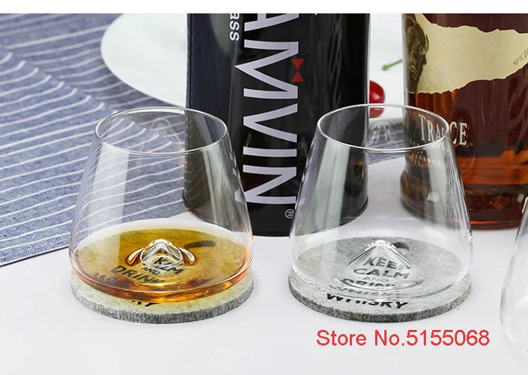 Swirl Whiskey Glass Eddy Wedding Wine Glasses Cognac Brandy Snifters Crystal Liqueur Cup Aroma Gather Together Whisky Tumbler