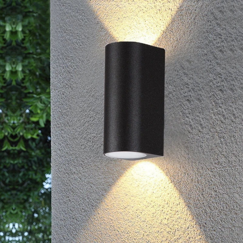 Tuya Smart LED Wall Light Up and Down RGB CCT Outdoor Bluetooth/WIFI APP Control GU10 Bulb Exterior Garden Porch Sconces Lamp