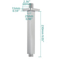 Ciencia 304 Stainless Steel Square Shower Arm G1/2 Bathroom Shower Arm Wall Mounted for Fixed Rain Shower Head