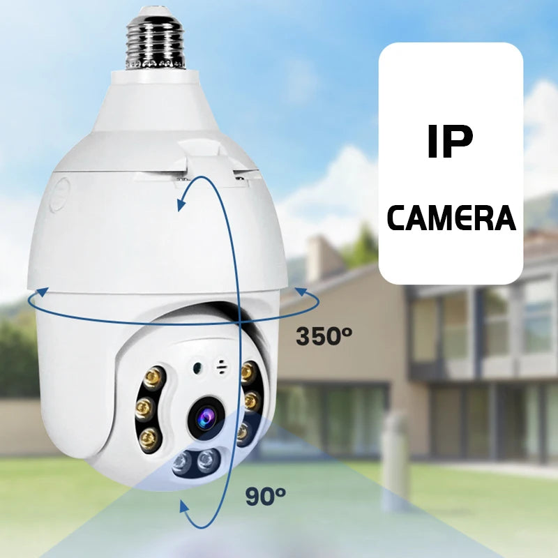 Security Camera 4K FullHD WiFi Surveillance With Motion Detection Infrared Night Vision Security Cam