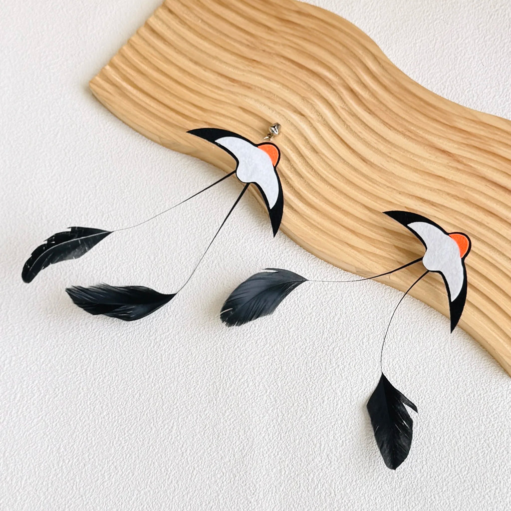Cat Toys Interactive Funny Simulation Bird Feather with Bell Cat Stick Toy for Kitten Playing Teaser Wand Toy Pet Cats Supplies