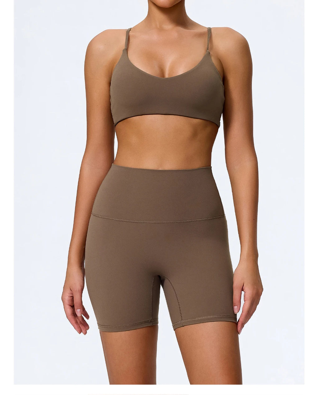 Ctenkevet Summer Women 2Pcs Sleeveless Sports Set Female Gym Two-piece Yoga Set High Waist Breathable legging Sportswear Women
