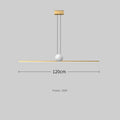Italian Minimalist Restaurant Chandelier, Modern Light Luxury Exhibition Hall, Island Bar Counter, Straight Strip Lighting Fixtu