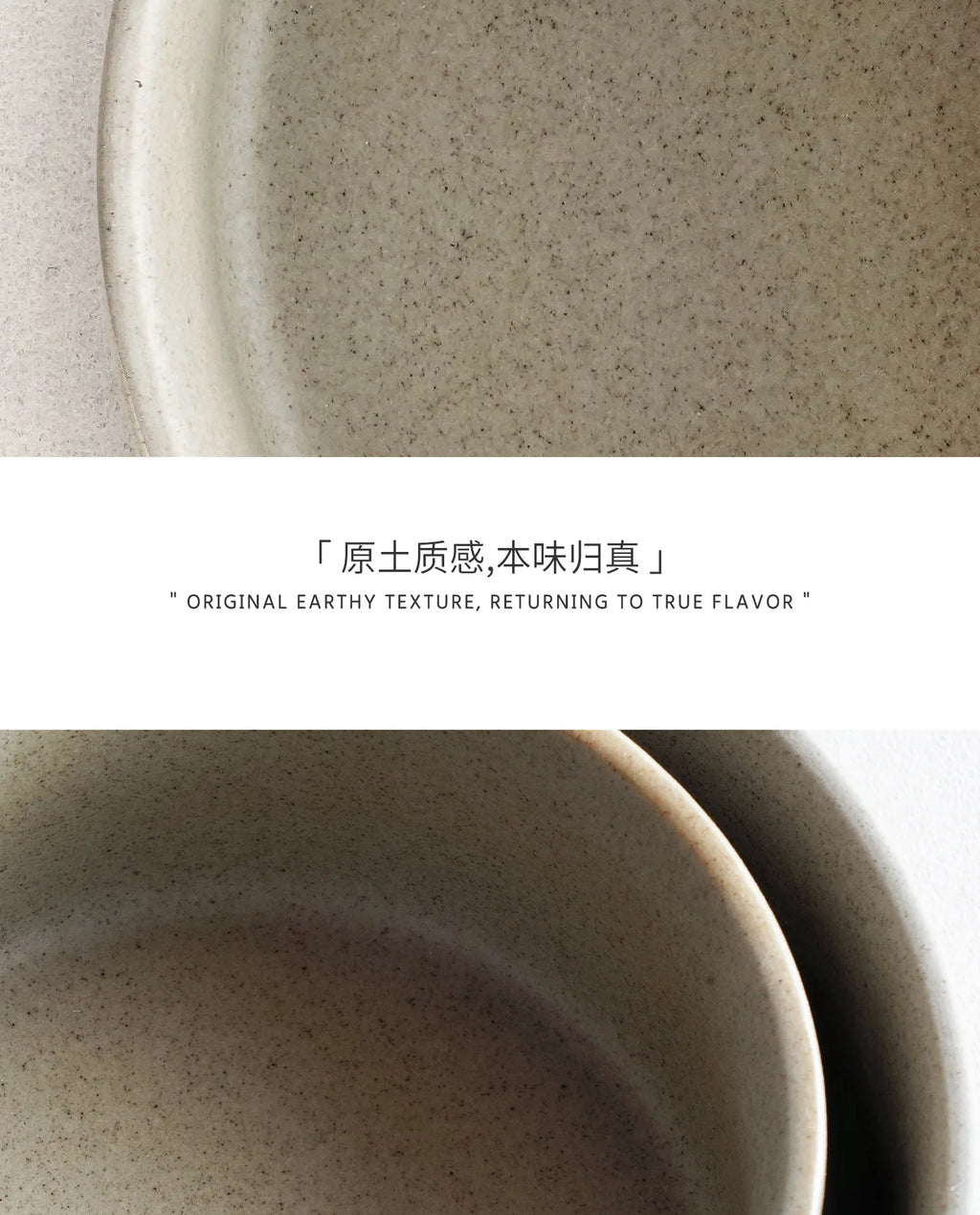 Retro Raw Earth Speckled Matte Ceramic Straight Bowl 4.3&5.5in Japanese Stoneware Rice Soup Noodle Side Dish Serving Bowl
