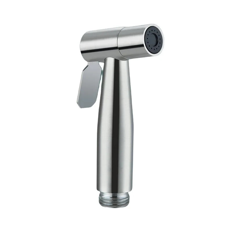 Handheld Toilet Faucet Sprayer Held Stainless Steel Sprayer Gun Hand Bidet Spray Bathroom Self Cleaning Shower Head Hand Faucet