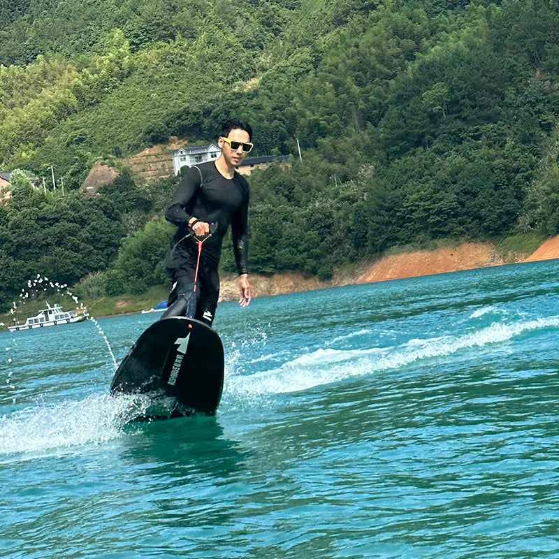Jet Surfboard Carbon Fiber, Engine Powered Surfboard for Lakes Rivers, Motorized Jet Board for Adults Unisex, YS-08