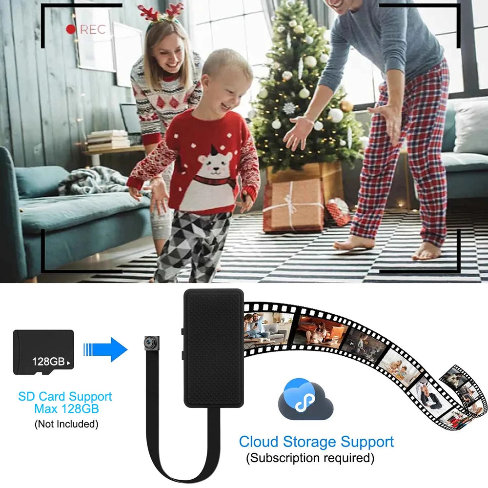 HD 1080P DIY Mini Camera Portable Wireless Module Night Vision WiFi Cam Motion Detection Camcorder Loop Recording Remote View