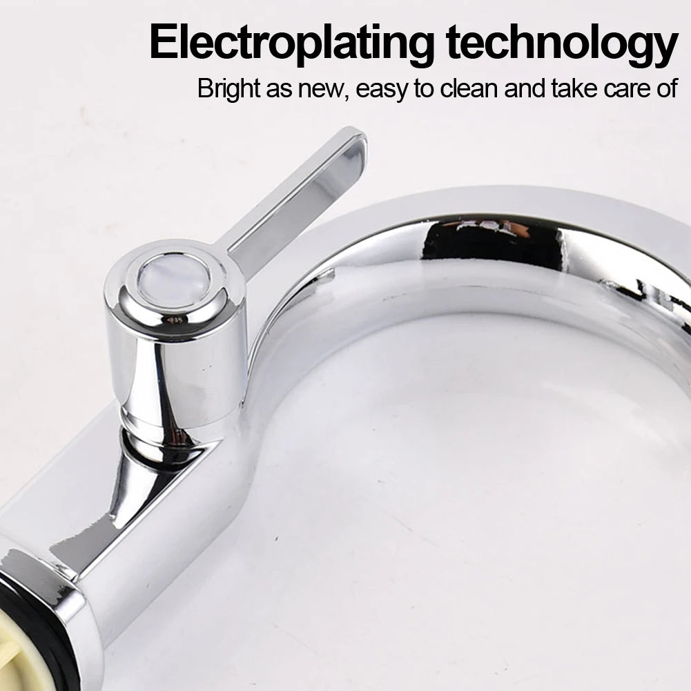 Bathroom Basin Faucet ABS Water Purifier Single Lever Hole Tap Single Cold Bathroom Kitchen Deck Mounted Bathroom Sink Faucet