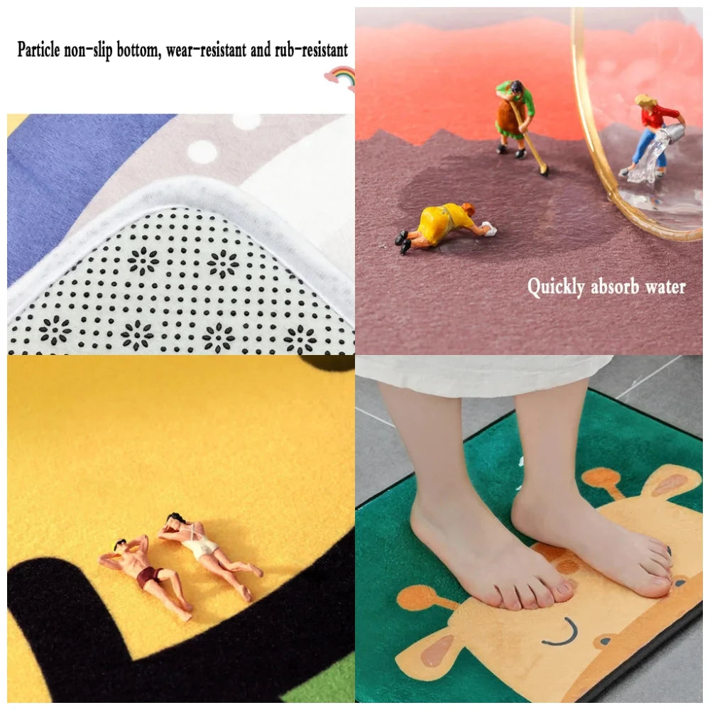 CP-Fashion Kitchen Mat Cheaper Anti-slip Modern Living Room Balcony Printed Modern Home Decor
