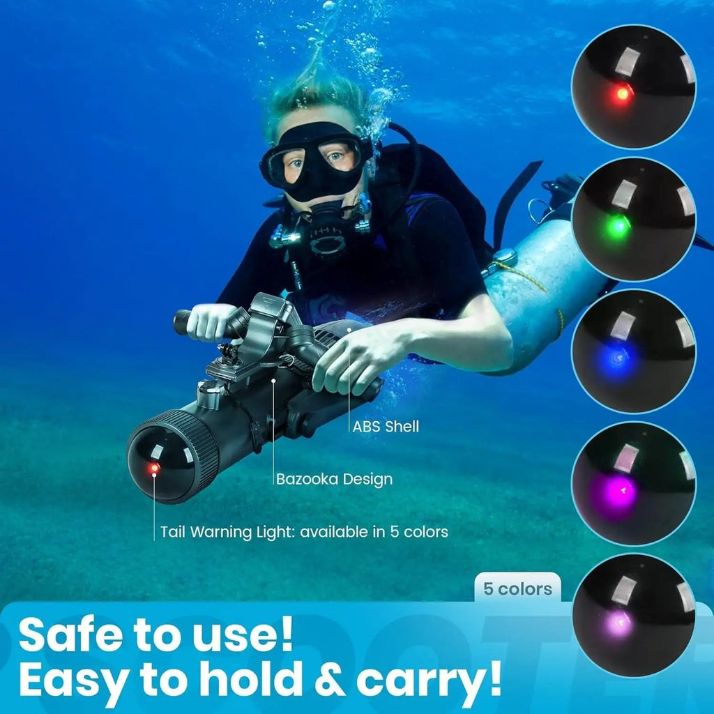 Camolech 900W Dual Battery Underwater Scooter for Adults 16AH Removable Pool Sea Scooter