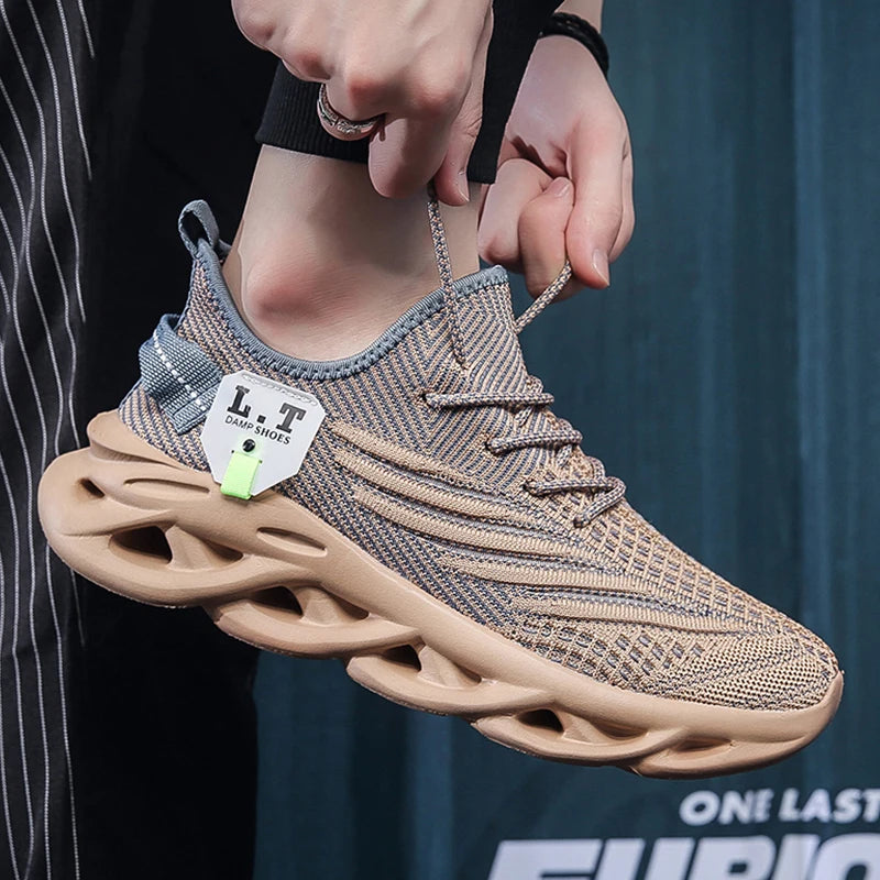 Men's Sports Sneakers Running Shoes Non-Slip Outdoor Casual Mesh Tennis Athletic Lightweight Breathable For Women Walking Shoe