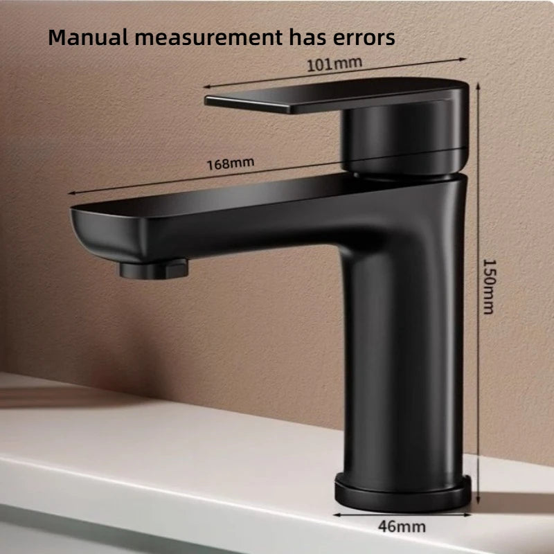 Home Bathroom Kitchen Cabinet Washbasin For High quality hot selling Stainless Steel Faucet Washbasin Sink Hot and Cold Water