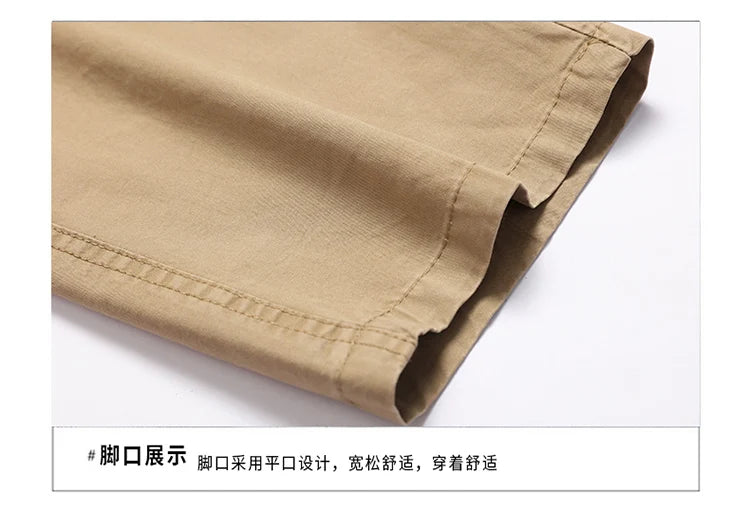 Men's Cargo Pants Summer Spring Cotton Workwear Large Size 6XL Casual Climbing Joggers Sweatpants Hombre Autumn Work Trousers