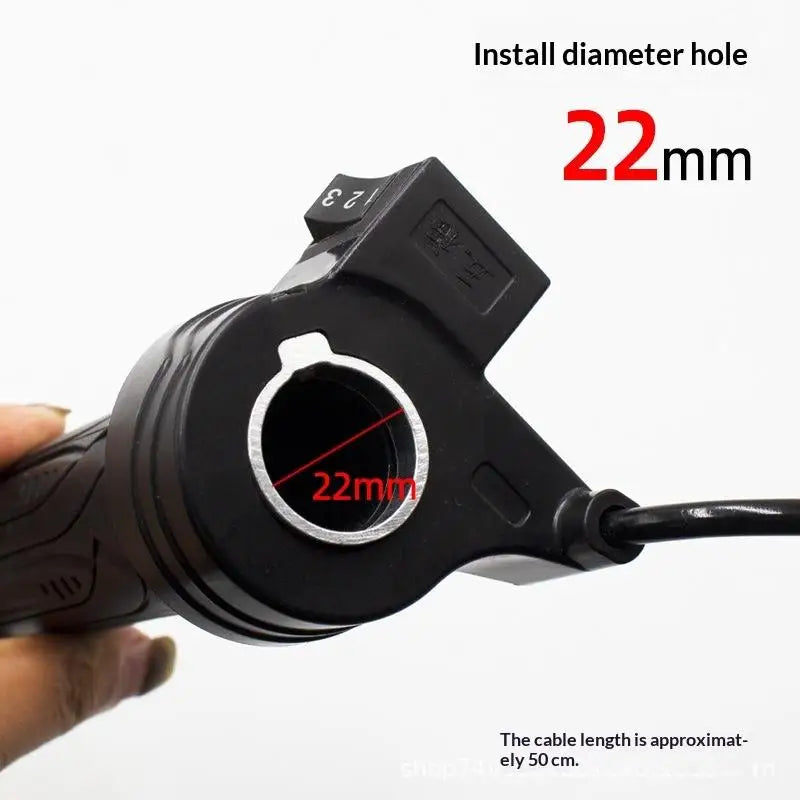 @*Scooter Electric Bike Handlebar with 3-Speed Grip for Smooth and Responsive Control