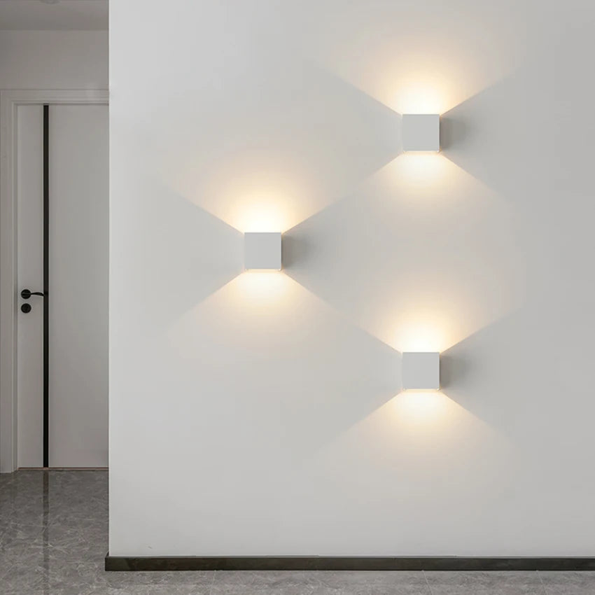 Modern 6W LED Wall Light Indoor Minimalist Wall Lamp Living Room Bedroom Corridor Lighting Decor Wall Sconce Aluminum Luminaire