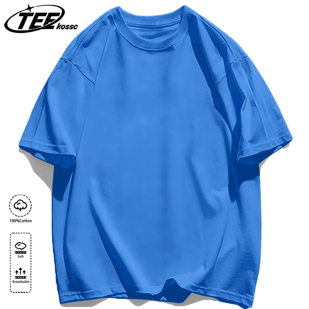 Korean Style Short Sleeve Y2K Solid T-Shirt Women Summer Trendy T Shirts Loose Multicolor Clothes Cotton All-Match Sportswear