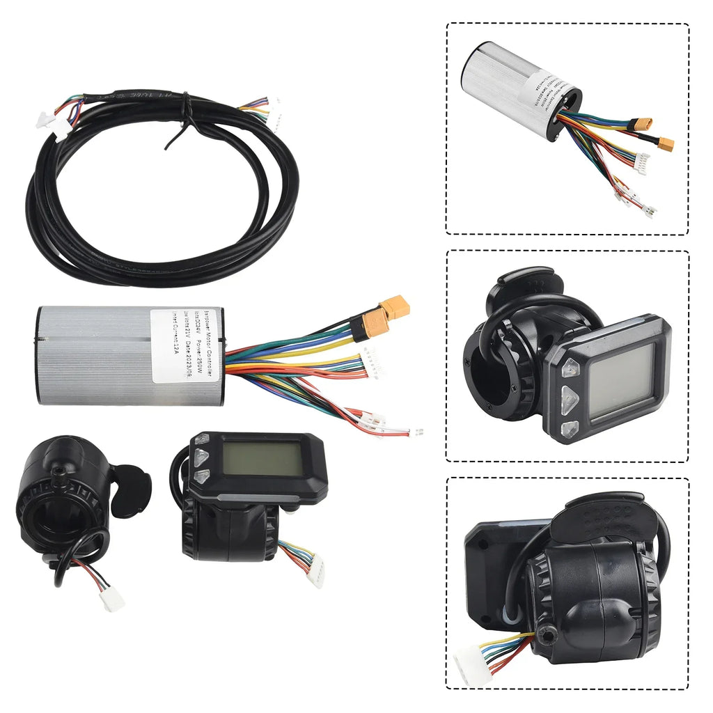 Reliable Electric Scooter Controller with LCD Display and Advanced EABS Brake System Fits Various Wheel Sizes and Power Ratings