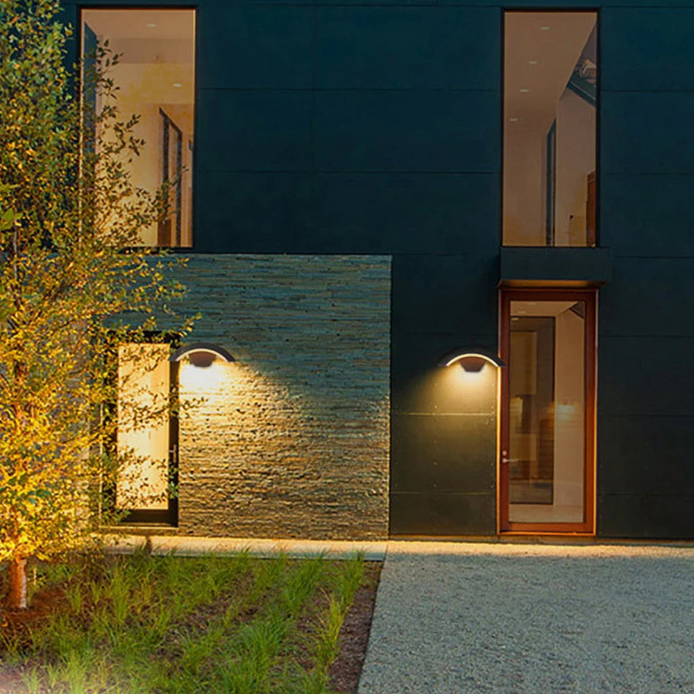 9W RGBW Smart Outdoor Wall Lamp Tuya Wifi Bluetooth App Dimmable IP65 Lighting 18W White Warm Home Street Porch LED Lights