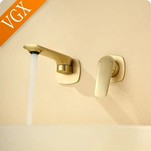 VGX Bathroom Faucets High Basin Mixer Sink Tall Faucet Gourmet Washbasin Taps Water Tap Hot Cold 360° Tapware Crane Brass Black