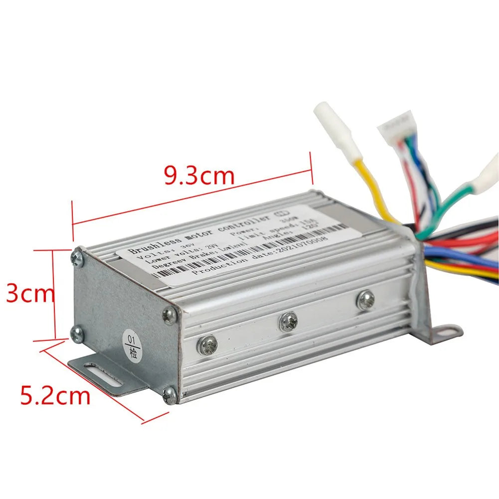 36V 350W 15A Scooter Controller Electric Scooter Controller Display Dashboard Accelerator Scooter Replace Suit For E-Scooter