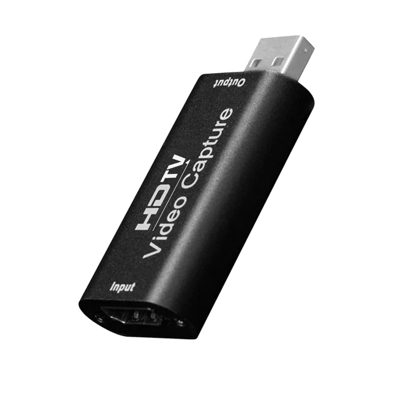 HD 4K Video Capture Card USB 3.0 2.0 to HDTV Video Grabber Record Box For PS4 Game DVD Camcorder Camera Recording Live Streaming