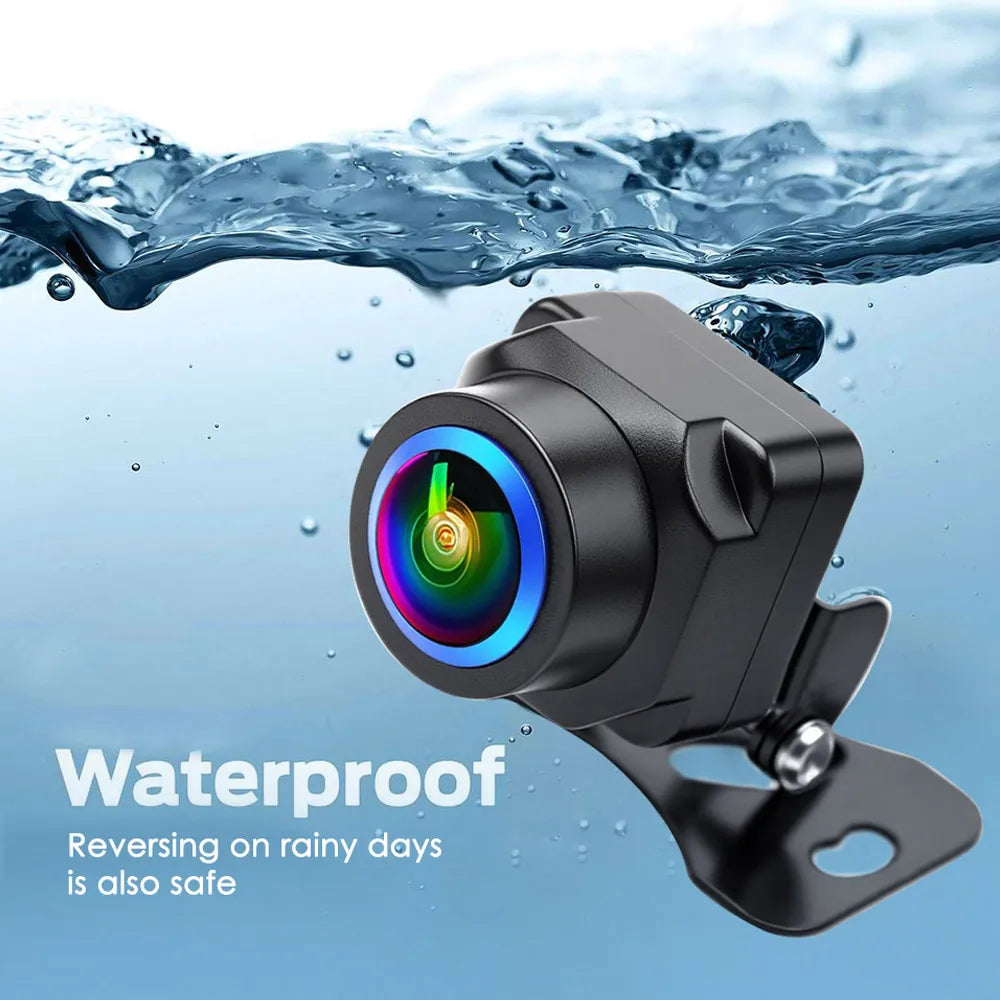 AHD 1080P New 4 line 4K Dynamic Track Reversing Camera 180 Deg Fisheye Blue Lens Full HD Night Vision Vehicle Reversing Camera