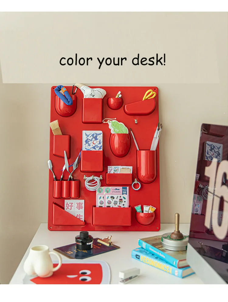 Wall Holder Offices Kitchens Organizer Desktop Shelf Wall Storage Rack Organiser For Workshops Bathrooms Children's Rooms