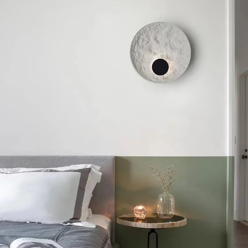 Nordic Modern Light Luxury Marble Wall Lamp Bedroom Background Led Lighting Decoration Creativity Mirror Aisle Sconce Indoor