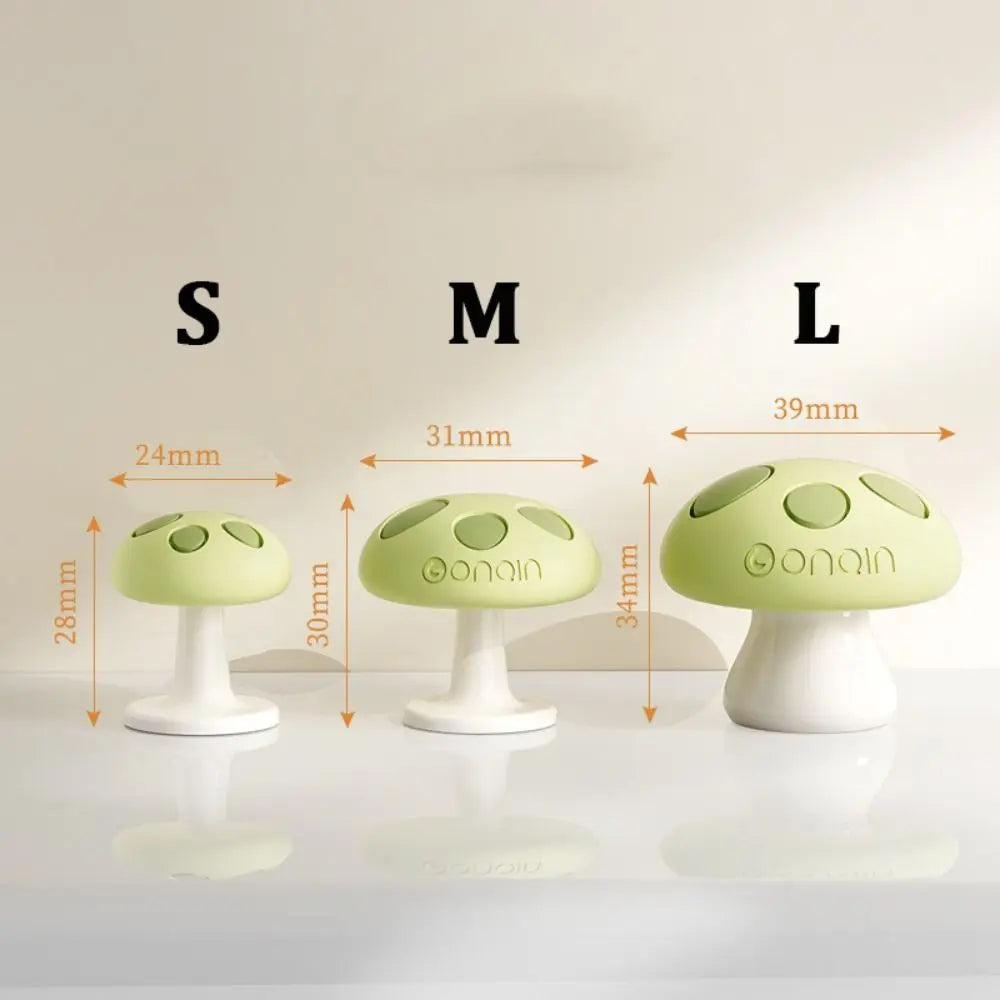 Mushroom Shaped Toilet Press Button Adhesive Creative Toilet Tank Press Button Multifunctional Nail Protector