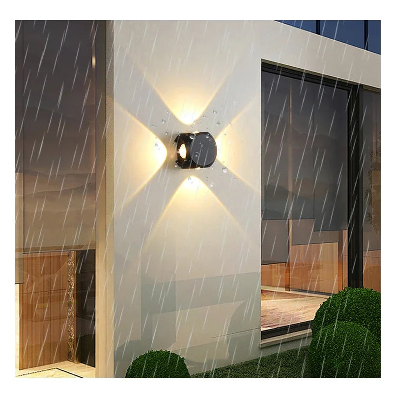 Modern Up Down Black White Wall Lights for Home Hotel Office Luxury Creative Aisle Corridor Porch Sconce