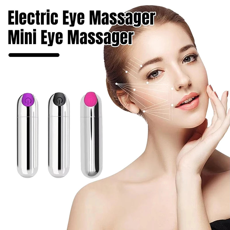 Eye Beauty Devices Massager Machine 10 Modes Portable Vibrating Eye Massager USB Rechargeable Eye Fatigue Relief Tool