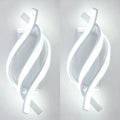 Modern LED Wall Lamp Home Line Decoration Wall Lamp Living Room Background Wall Bedroom Headboard Black White Lighting Lustre
