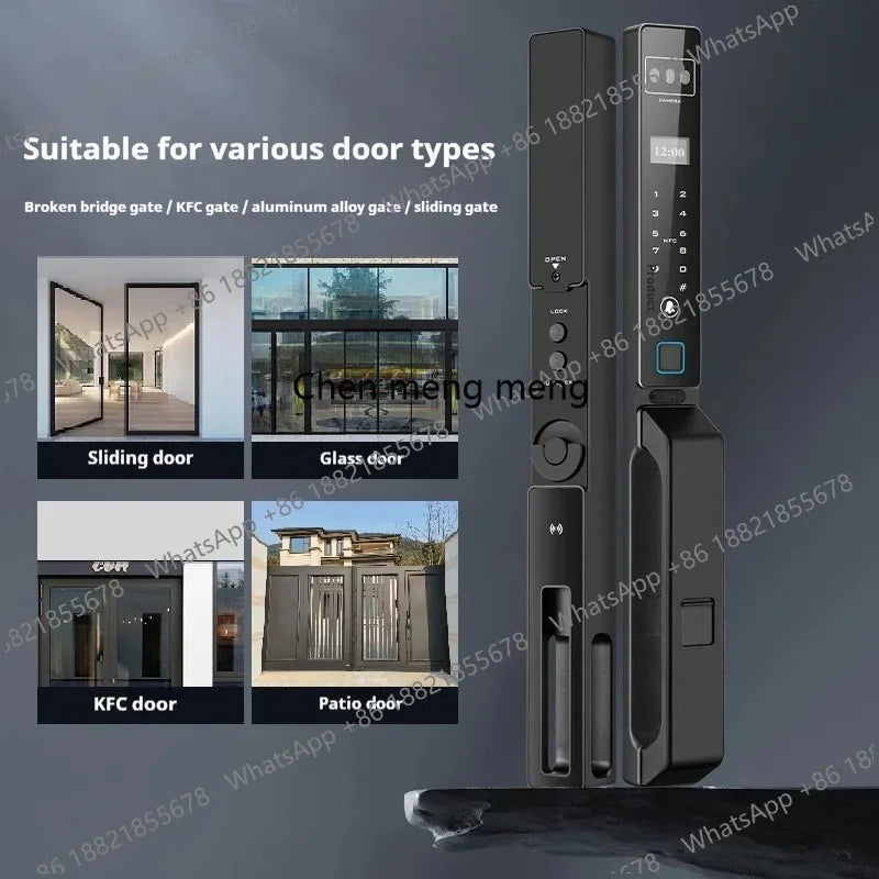 Standard Version Smart Lock  Aluminum Fully Automatic Fingerprint Face Recognition Palmprint Unlock
