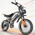 Electric Dirt Bike, 5500W Peak Electric Motorcycle with 48V/30AH Battery Ebike, 40MPH, Hydraulic Brakes, Full, Custom