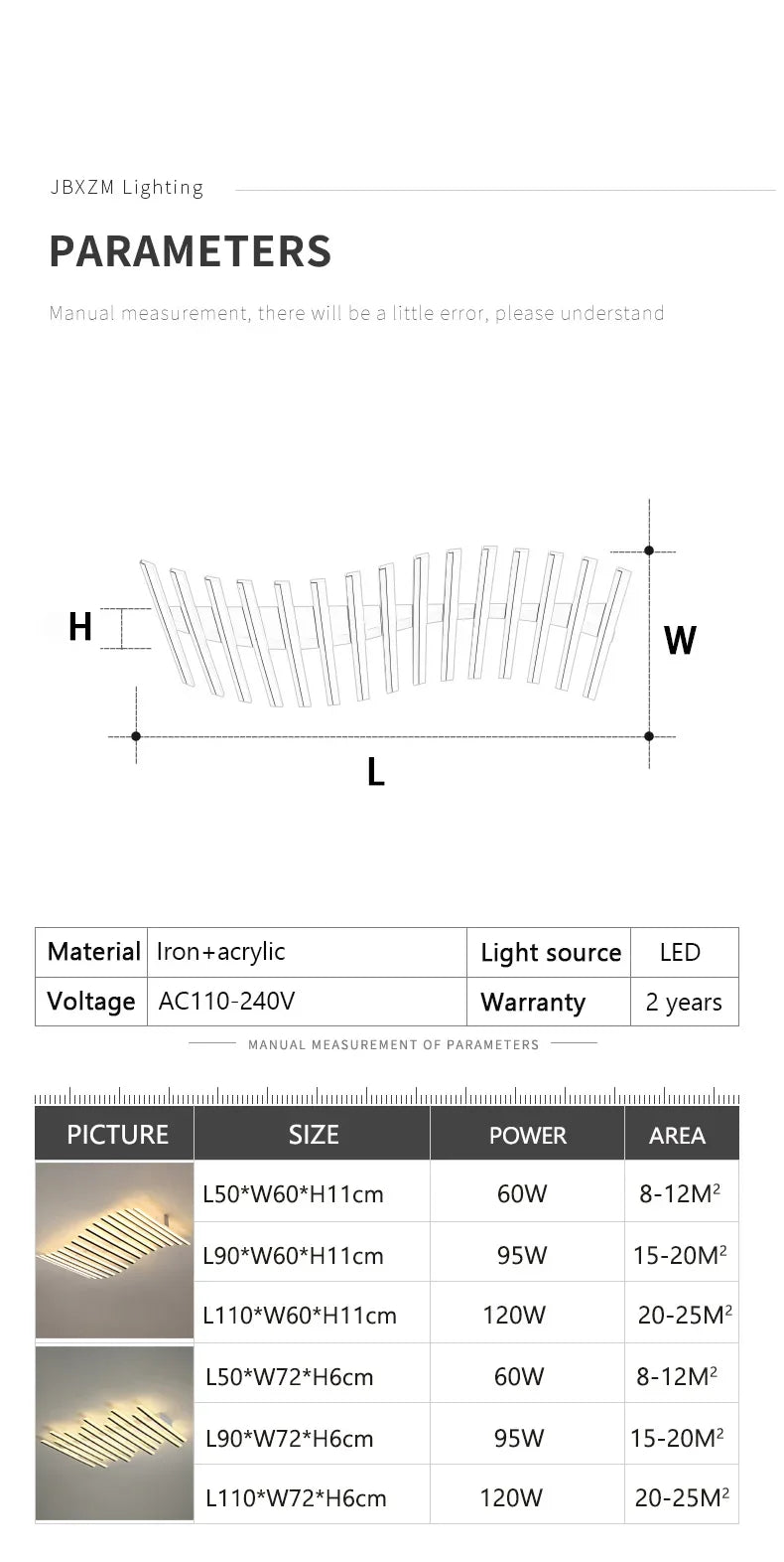 Modern LED Suitable for Living Room Pendant Lights With Remote Control Indoor Bedroom Office Lighting Long Strip Ceiling Lights