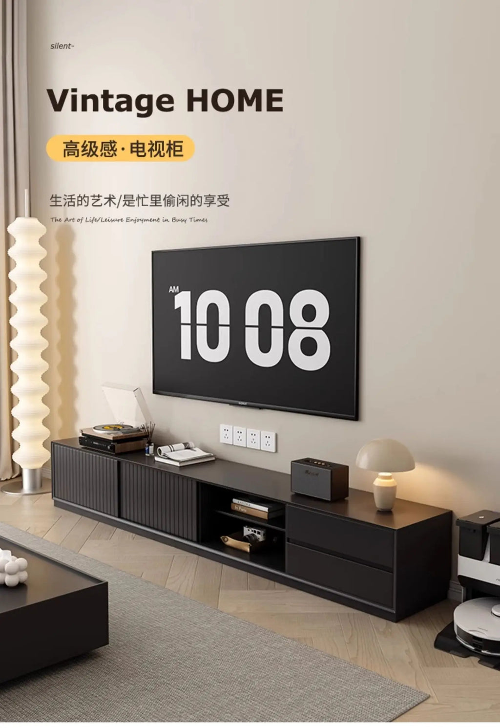 Modern Minimalist Tv Stand Aesthetic Premium Drawers Storage Tv Stand Luxury Glamour Mueble De Sala Modernos Home Furniture