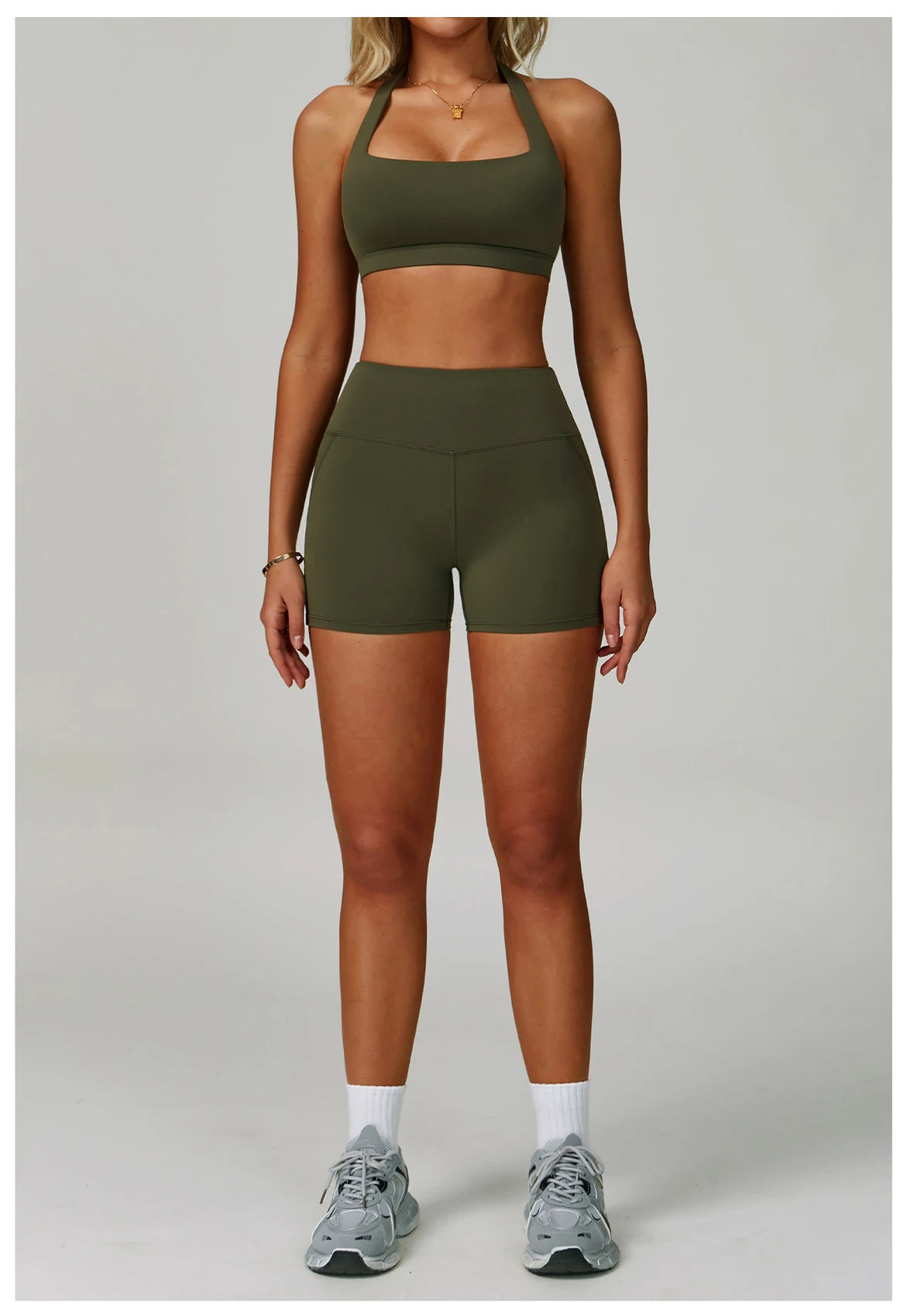 Women's Tracksuit 2 Piece Set Fitness Clothes Yoga Sets Sportswear Workout Bra High Waist Leggings Set Gym Clothing Sports Suits