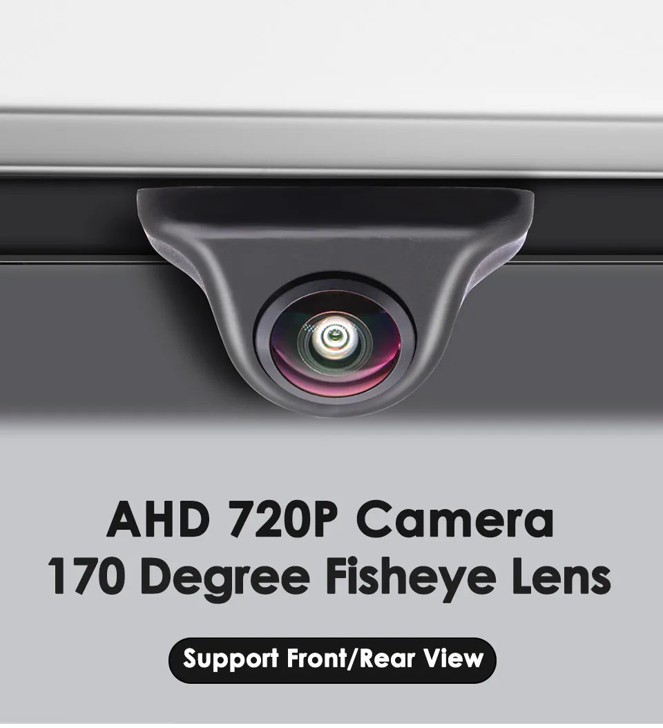 AHD 4K CCD 180 Degree Fisheye Lens Car Rear Side Front View Camera HD Wide Angle Reversing Backup Camera Night Vision Waterproof