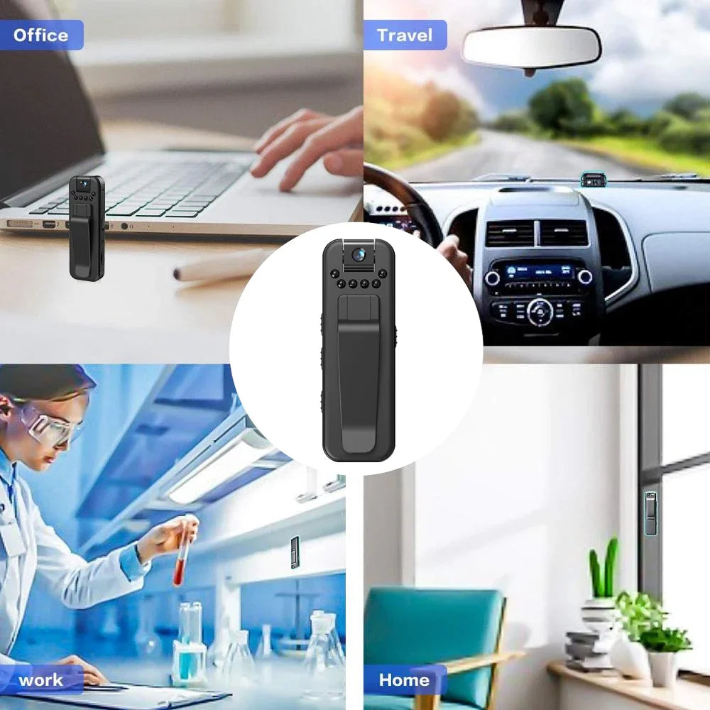 1080P HD Mini Camera Portable Small Digital Video Recorder Surveillance Camcorder Night Vision Video Police BodyCam Infrared