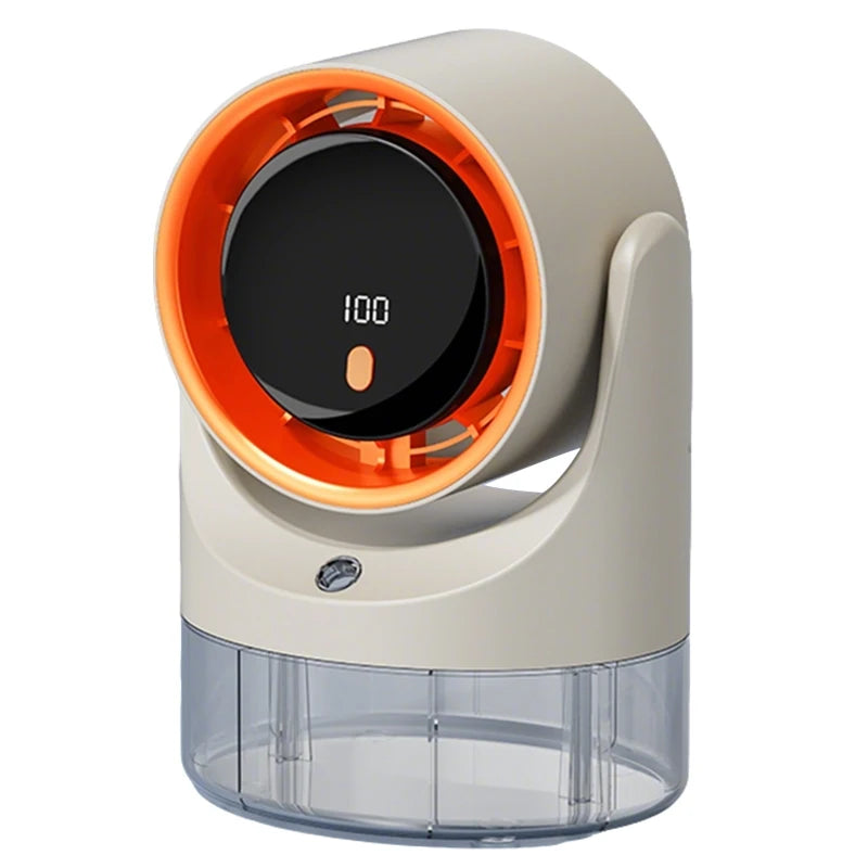 Household mini electric fan with single hole spray air conditioning cooling humidification circulating fan 360 ° adjustable