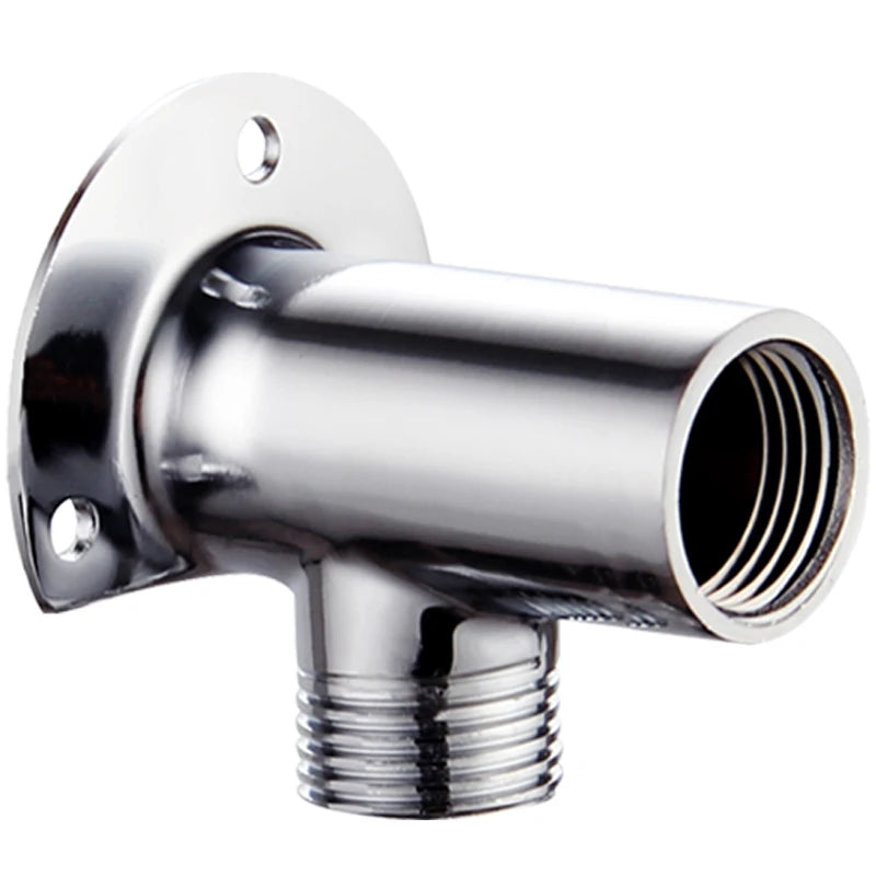 1/2" 3/4" Bathroom Faucet Fixed Base Wall Mounted Tap Installation Adapter Universal Connector Shower Inlet Outlet Valve Parts