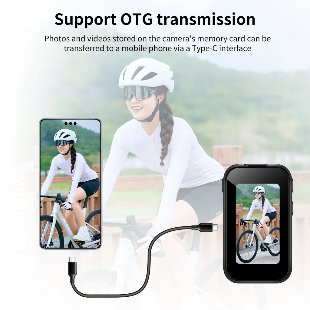 1080p HD thumb camera, one-click quick shot, portable 2K compact HD recorder, cycling, mountaineering, outdoor sports camera